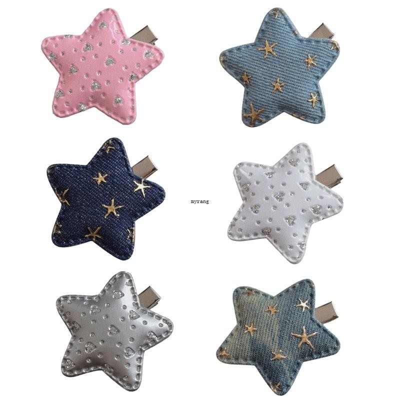 Mg Star Barrettes Star Hairpin y2kกิ๊บติดผมกิ๊บติดผมดาว y2khair Barrettes