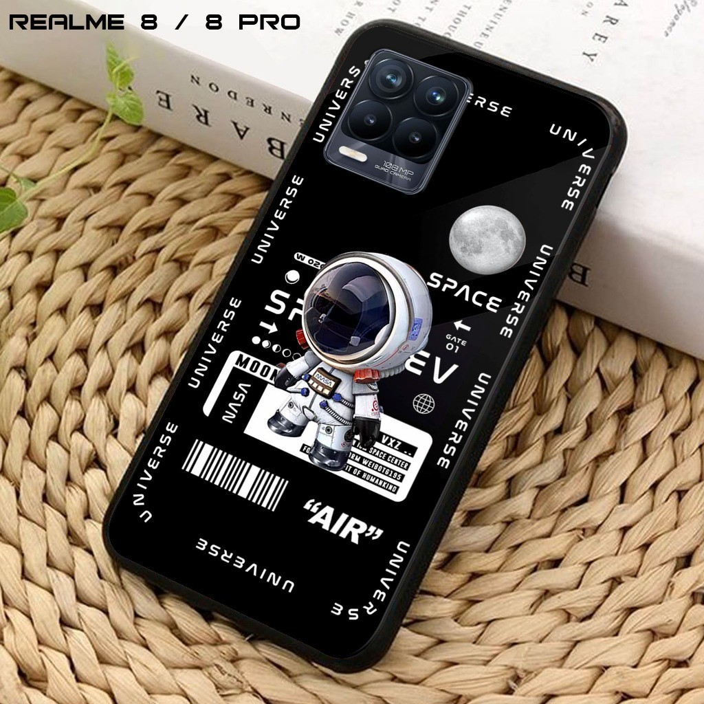 MKC Softcase Glass REALME 8 / REALME 8 PRO - Casing Hp Realme 8 / Realme 8 PRO (AESTHETIC) Softcase 