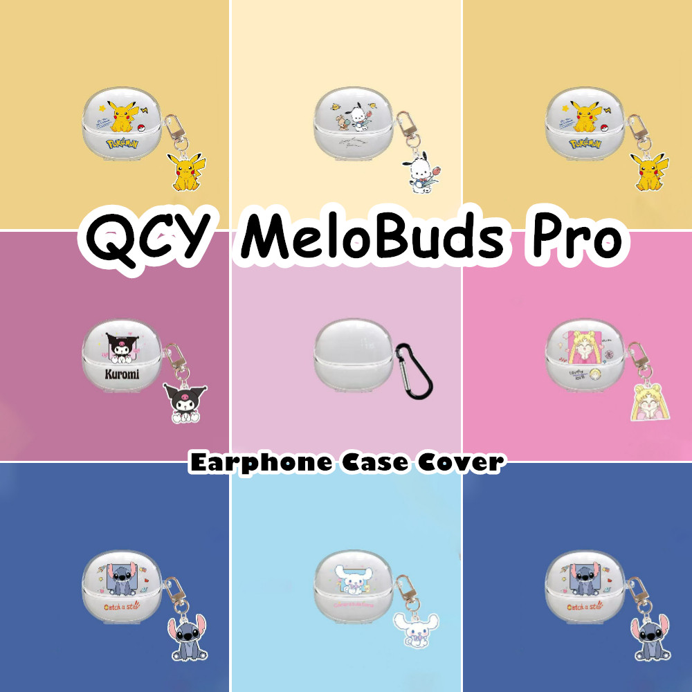 READY STOCK!นําไปใช้กับ Qcy MeloBuds Pro เคส Case เคสหูฟัง การ์ตูนน้ําเย็น ซิลิโคนนุ่ม เคส เคสหูฟัง