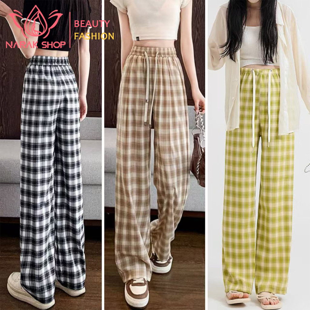 กางเกงขายาวผู้หญิง ทรงตรง นุ่มสบาย