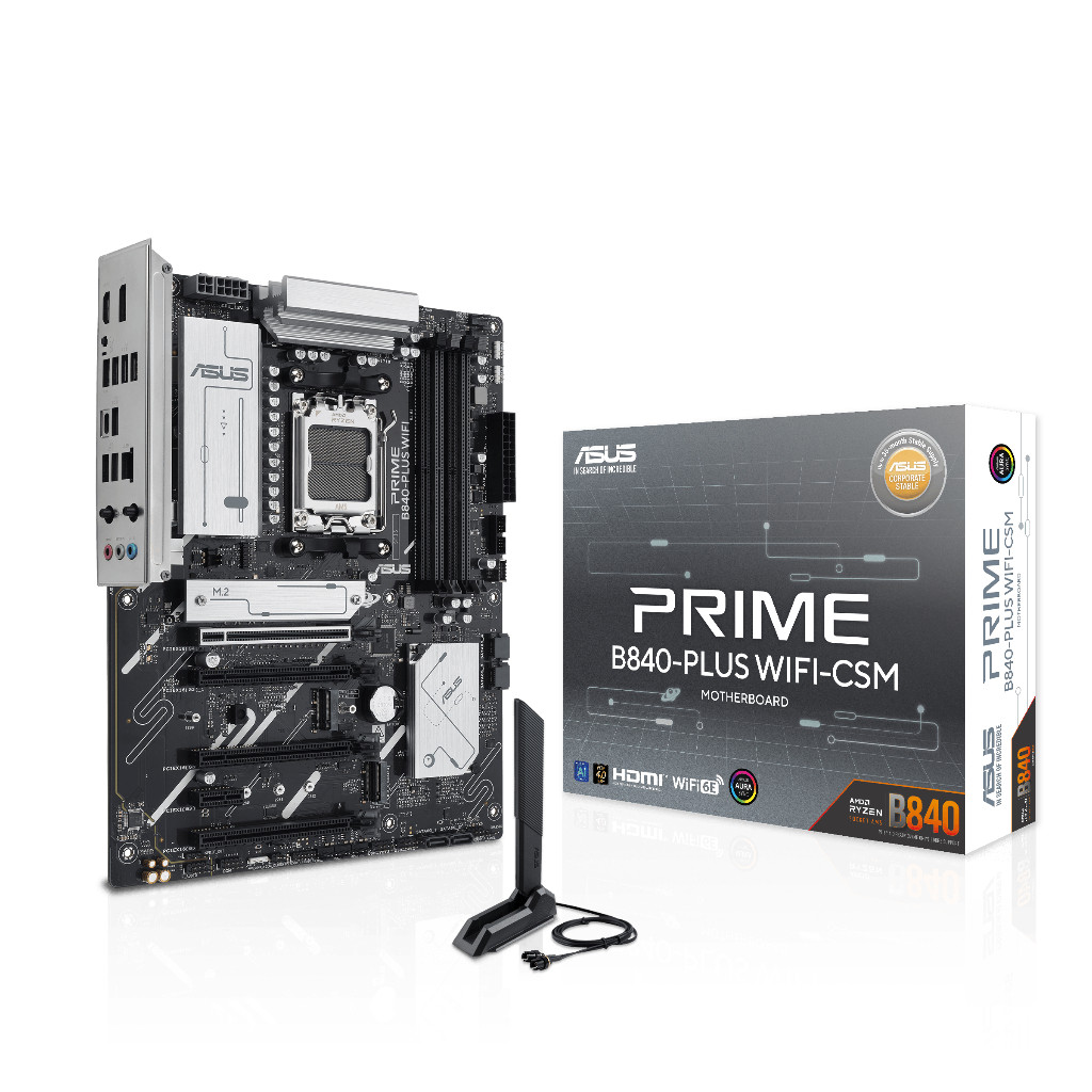 MAINBOARD (เมนบอร์ด) ASUS PRIME B840-PLUS WIFI-CSM AM5 ATX