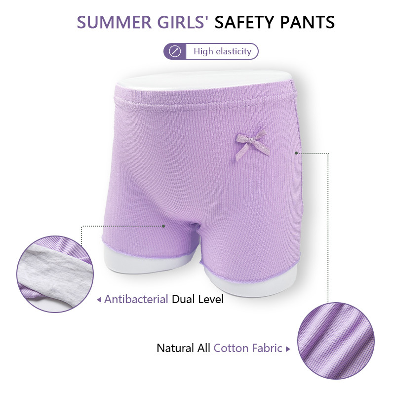 [BANGKOK SHIPPING] กางเกงขาสั้นเลกกิ้งเด็กผู้หญิง 6 ชิ้นสําหรับเด็กกางเกงขาสั้นเพื่อความปลอดภัยสําหรับ 10-40 กก - รูปที่ 3