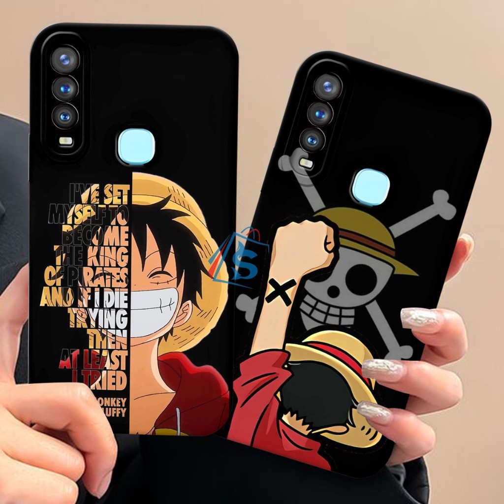 HP [ ] Softcase Vivo Y11/Y12/Y12i/Y15/Y16/Y17/Y19 Motif One Piece Luffy Kekian Aesthetic - เคส Vivo 