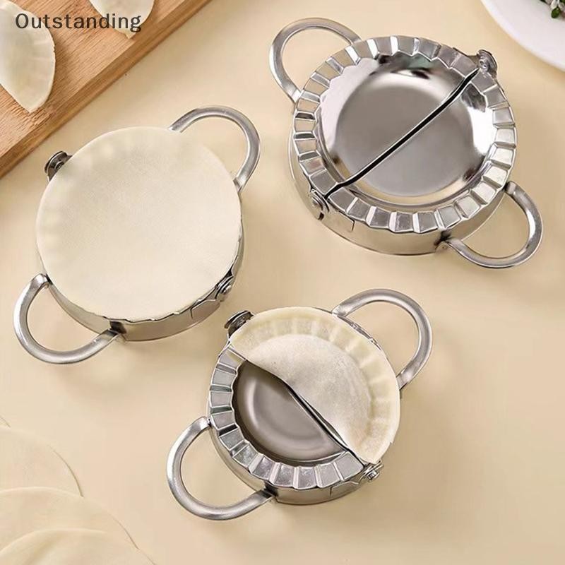 เครื่องทําเกี๊ยวสแตนเลสที่โดดเด่น แม่พิมพ์ผิวเกี๊ยว Ravioli Maker กดพายทํากดห่อเครื่องทําขนมอุปกรณ์ครัวใหม่