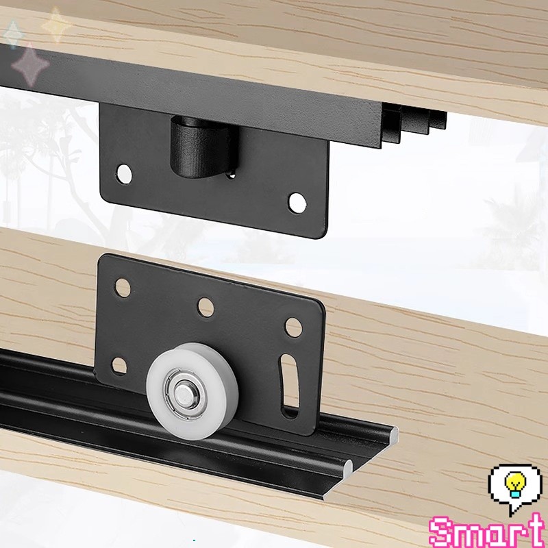 SMART รอกล้อเลื่อนประตูบานเลื่อน สําหรับตู้เสื้อผ้า ลูกกลิ้งประตู Sliding Door Wheels