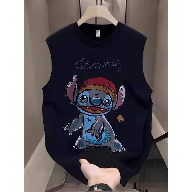 NEW เสื้อแขนกุด ลายสติทซ์ มีหลายลาย ใส่ได้ทั้งชายหญิง - รูปที่ 7