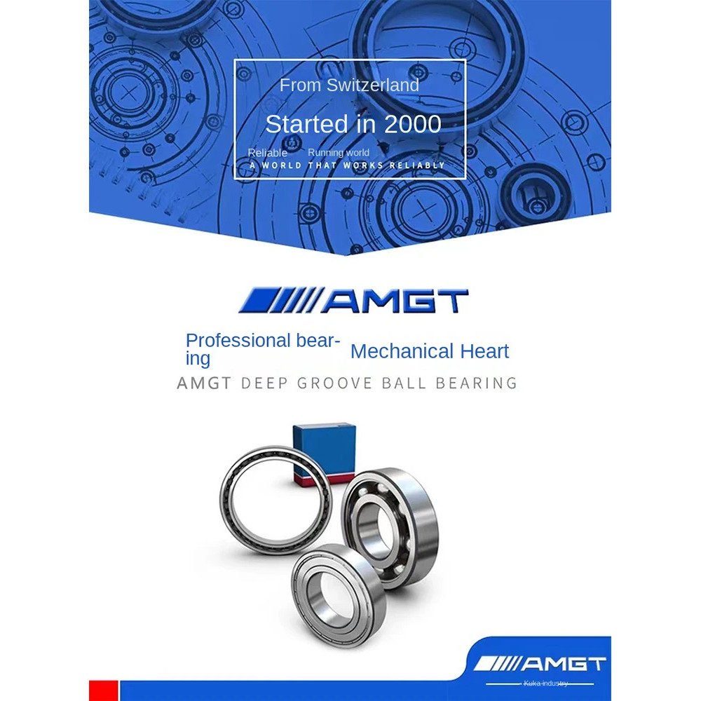 AMGT นําเข้าแบริ่งลูกกลิ้งทรงกระบอกประสิทธิภาพสูง N205 NJ205 NU NU NUP RN RNU NCF NF - รูปที่ 4