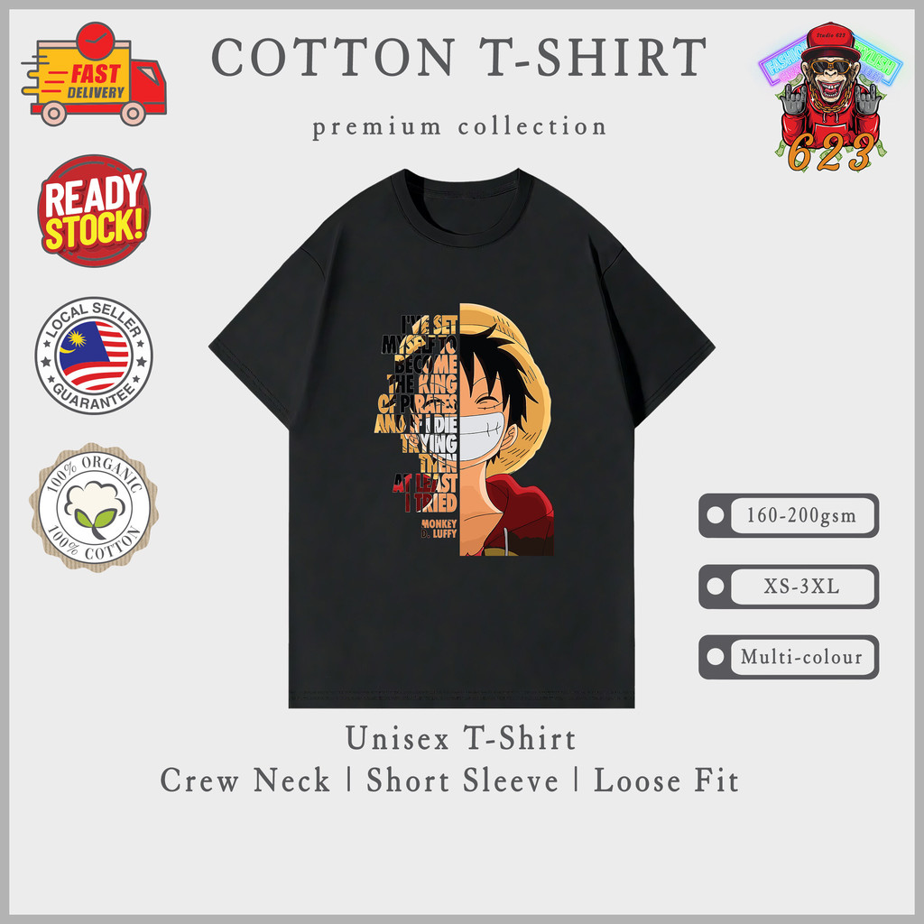 Baju T Shirt One Piece Luffy Premium
