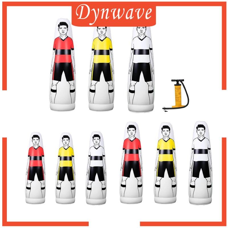 [Dynwave] อุปกรณ์ฝึกฟุตบอลเป่าลม หุ่นจำลอง Air Mannequin พกพา ทนทาน