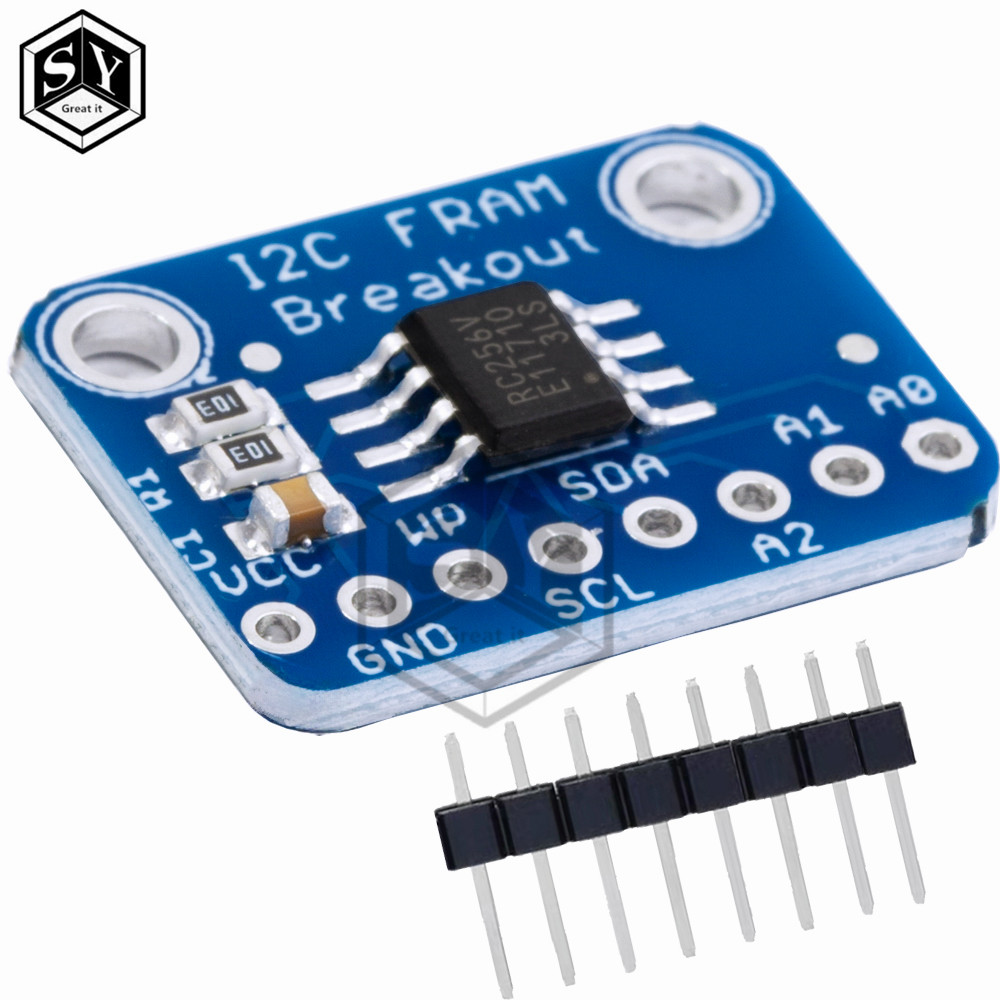MB85RC256V หน่วยความจํา IC 32KB เครื่องมือพัฒนา I2C Non-Volatile FRAM Breakout Board โมดูลสําหรับอุป