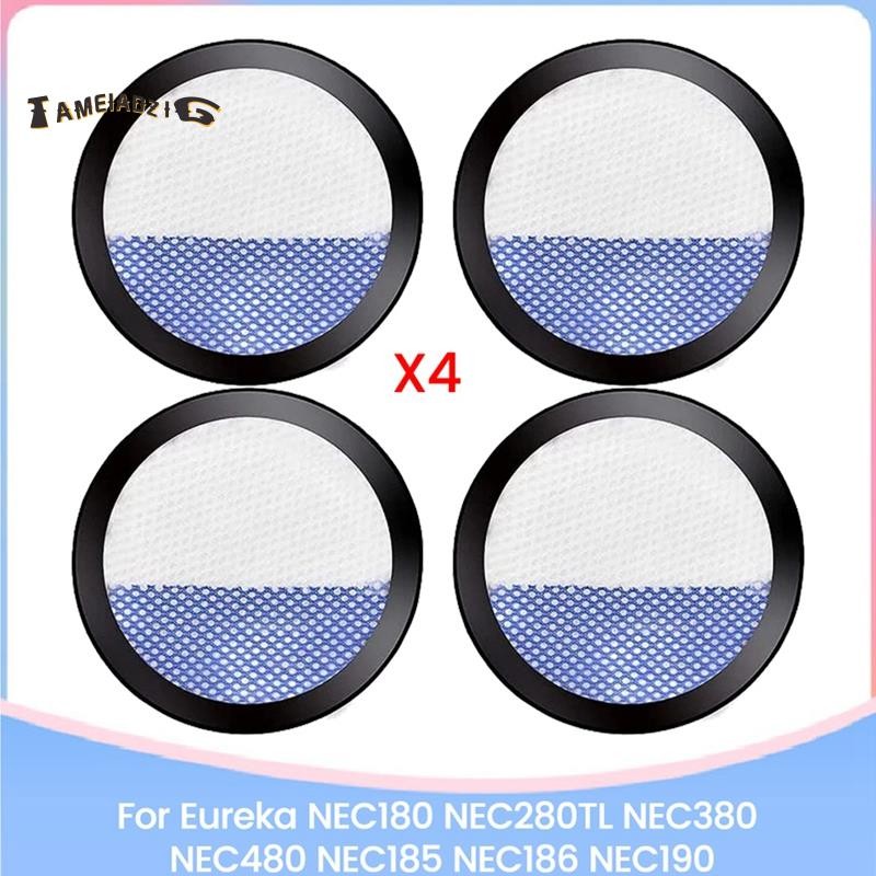 4PCS เปลี่ยนตัวกรองสําหรับ NEC180 NEC280TL NEC380 NEC480 NEC185 NEC186 NEC190 เครื่องดูดฝุ่น