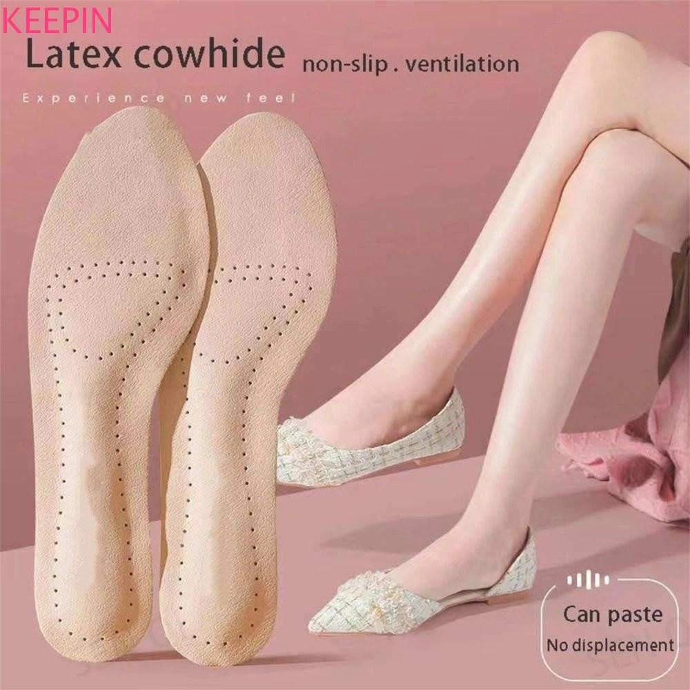 KEEPIN รองเท้าส้นสูง Insoles Breathable ทนทานปฏิบัติสบาย Universal Soft Bottom Pad
