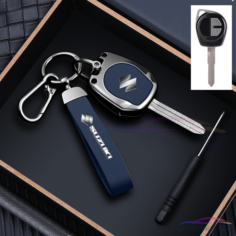 ฝาครอบกุญแจรีโมทสําหรับ Suzuki SWIFT Ciaz Celerio Ertiga สังกะสีอัลลอยด์ Key Fob ฝาครอบพวงกุญแจ