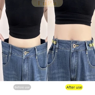 LuPa 1ชุด ตะขอปรับกางเกง แบบหัวเข็ม หัวเข็มขัดปรับเอว หน้าอิโมจิ Fashion Pins