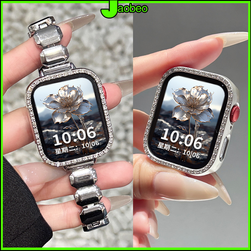 กรณีป้องกันเพชร Biling for HUAWEI WATCH Fit 4 / HUAWEI WATCH Fit 4 Pro ผู้หญิงป้องกันหน้าจอแข็งฝากกันชน for Huawei Fit 3