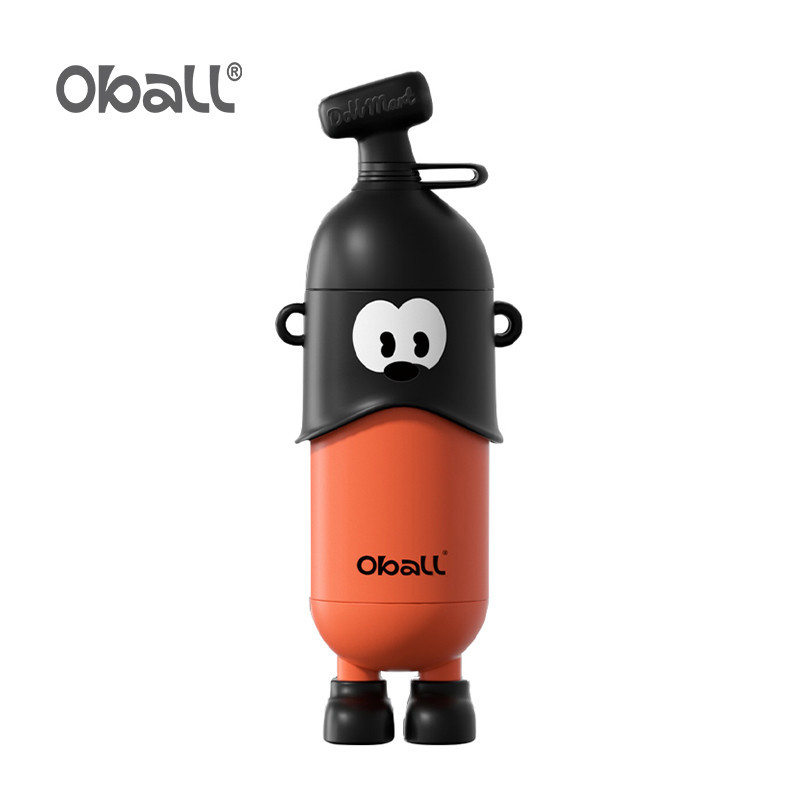 Oball 36246 Doll Thermos Cup 400ML พร้อมหลอดและสายสะพาย - สีส้ม