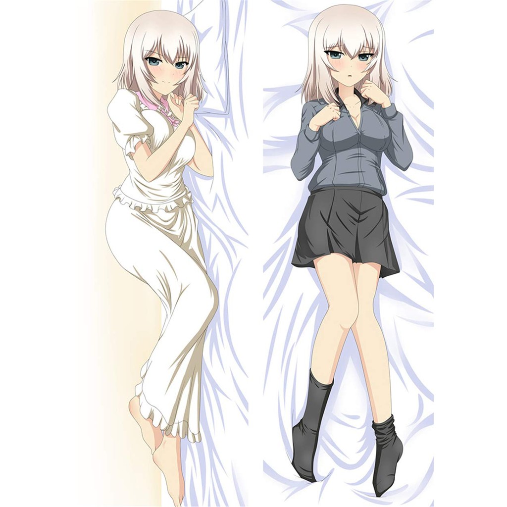 Erika Itsumi – Girls und Panzer Body หมอนอะนิเมะ Dakimakura หมอนกอดเบาะ 50X150 ซม.
