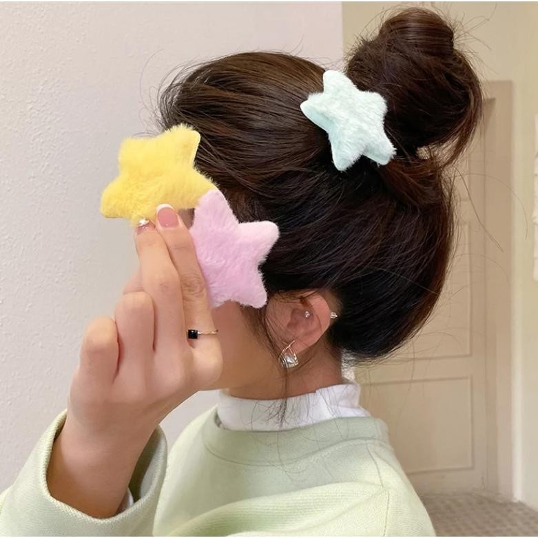 กิ๊บติดผม Soft Star สีลูกกวาดสําหรับของขวัญเด็กผู้หญิง