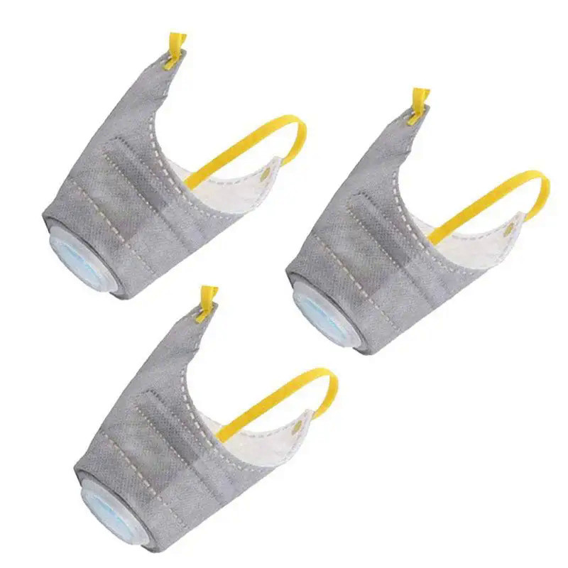 Dog Muzzle Cover 3pcs Anti Biting Chewing Licking Muzzle Anti-smog Breathable Dog Protective Muzzle 