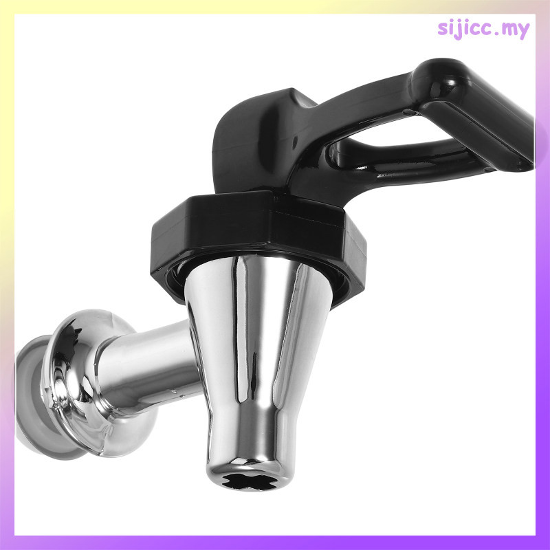 เหยือกน้ําเครื่องดื่ม Cooler Spivot Faucet Dispenser 12.00X8.00X4.30CM สีดํา Pp sijicc