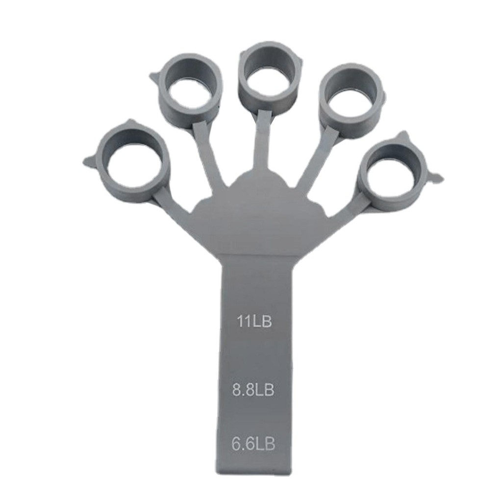 Grip Strength Trainer Resistance สายออกกําลังกายซิลิโคนแบบปรับได้สําหรับ Hand Strengthening Hand Extension Trainer ringth