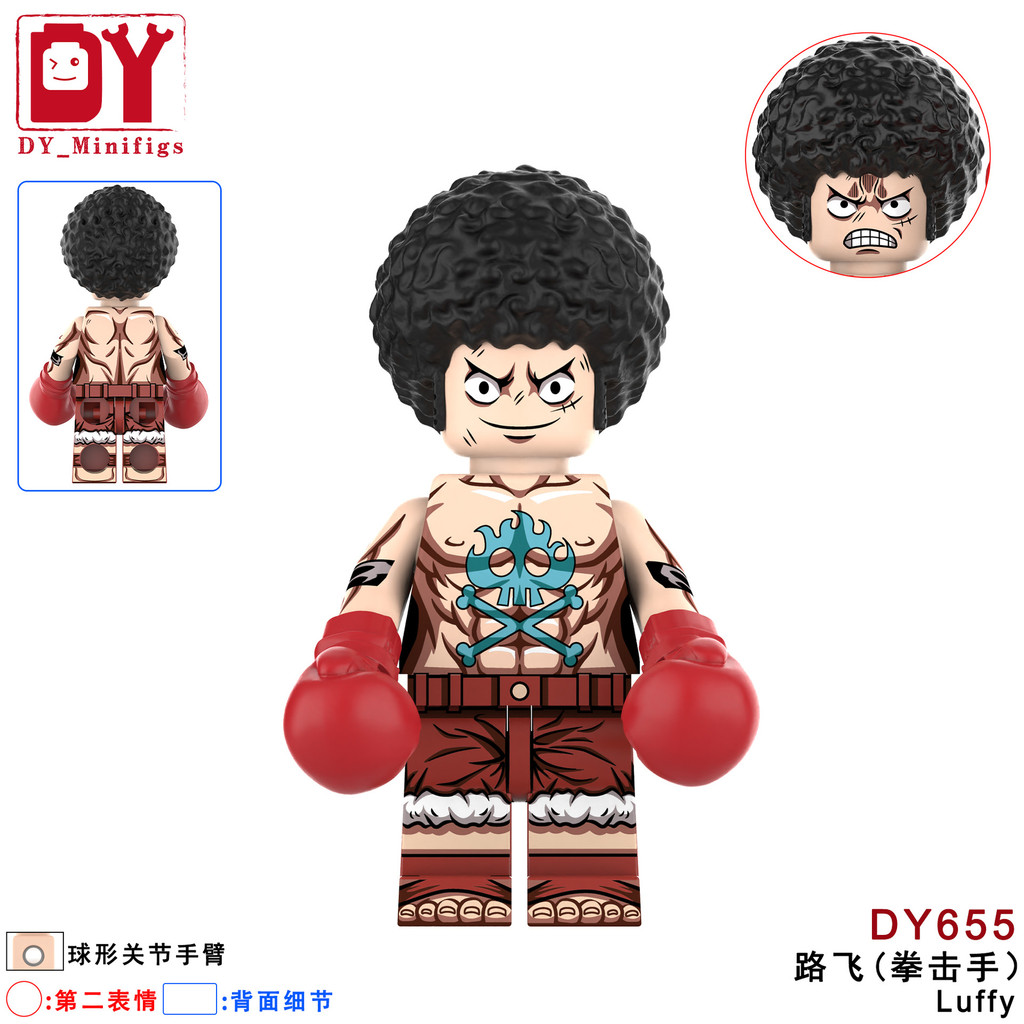 One Piece Building Blocks Nami Figures Zoro ของเล่น Luffy Minifigures - รูปที่ 7