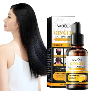 Sadoer Ginger Hair Essence Refreshing Pliable Nutrition Hair Care G8X7