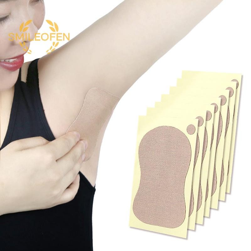 [Smileofen] 10 ชิ้นระงับกลิ่นกายรักแร้แผ่นชุดเสื้อผ้าโล่เหงื่อ Perspiration Pad ดูดซับใต้วงแขนเหงื่อยามแผ่น Antiperspiran ใหม่
