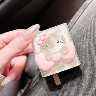 พร้อมส่งจากไทย เคส สำหรับ ไอโฟน Apple Power Adapter 20W ชุดพันสาย เคสหัวชาร์จ ลายการ์ตูน ตัวถนอมสาย USB 20w