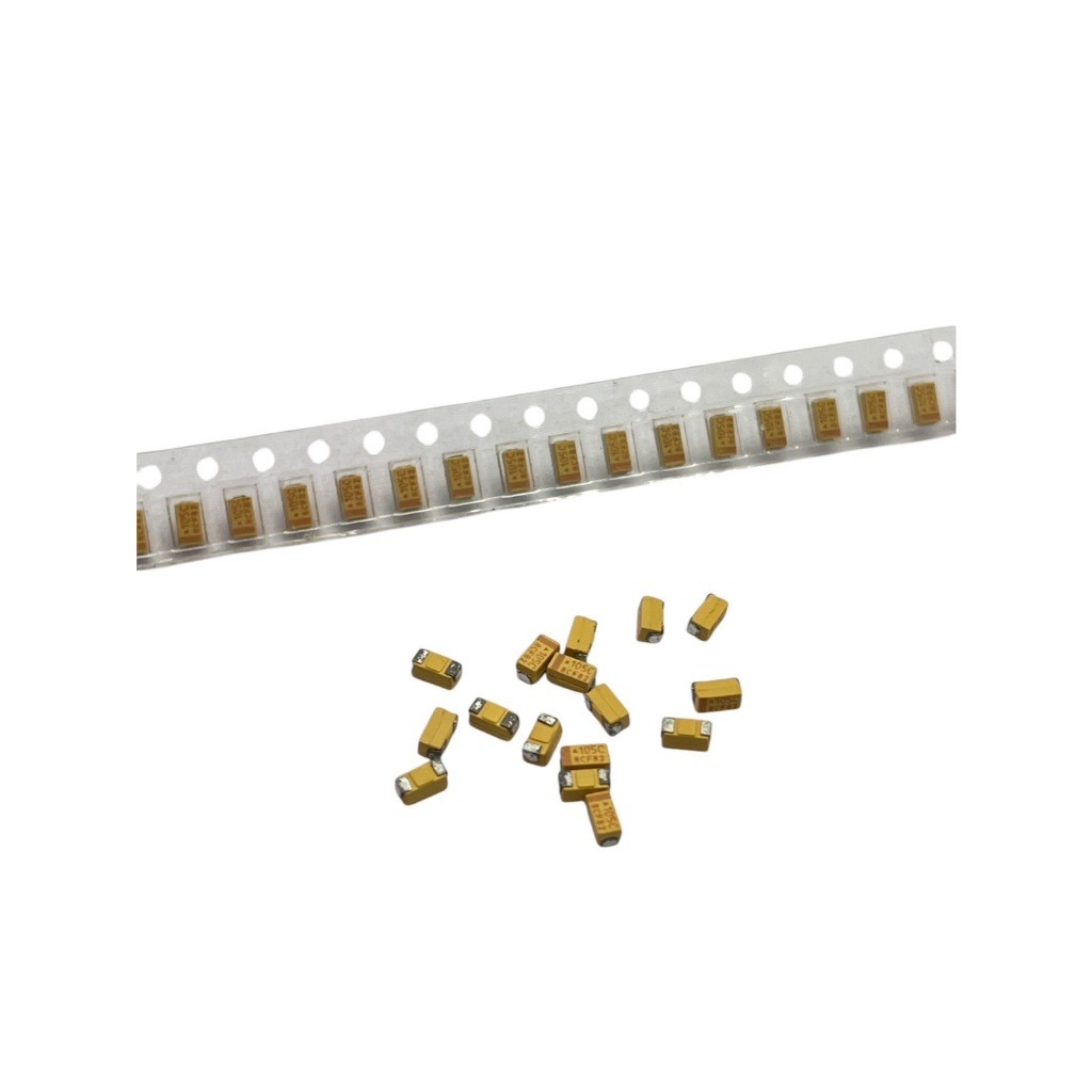 TANTALUM CAPACITOR TAJA105 K 016RNJ 105C (แพ็คละ5ตัว) พร้อมส่ง
