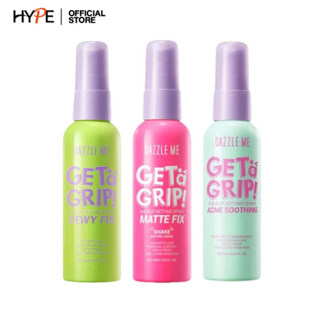 Dazzle Me Get a Grip! Makeup Setting Spray สเปรย์ ล็อคเมคอัพ เซ็ทเมคอัพ