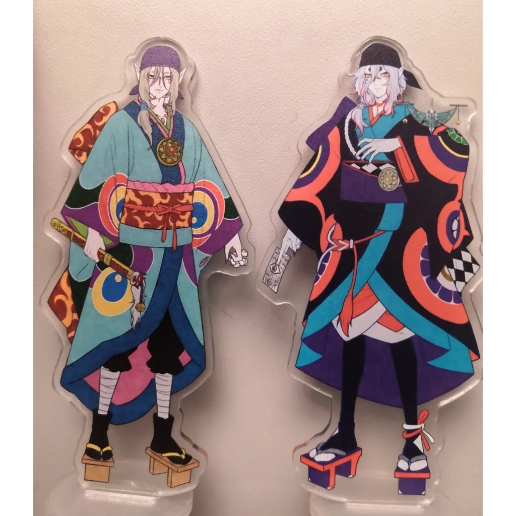 Kusuri ขาตั้งอะคริลิค Kawaii รูปน่ารักเครื่องประดับตกแต่งห้อง Kawaii จอแสดงผล Mononoke อะนิเมะสินค้าคอลเลกชันของขวัญเพื่อน