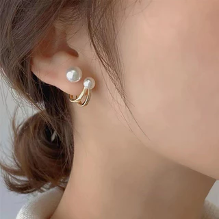 Colorfield ต่างหู S925ต่างหูมุก เรียบง่าย แฟชั่น ต่างหูผู้หญิง สไตล์เกาหลี เครื่องประดับแฟชั่น