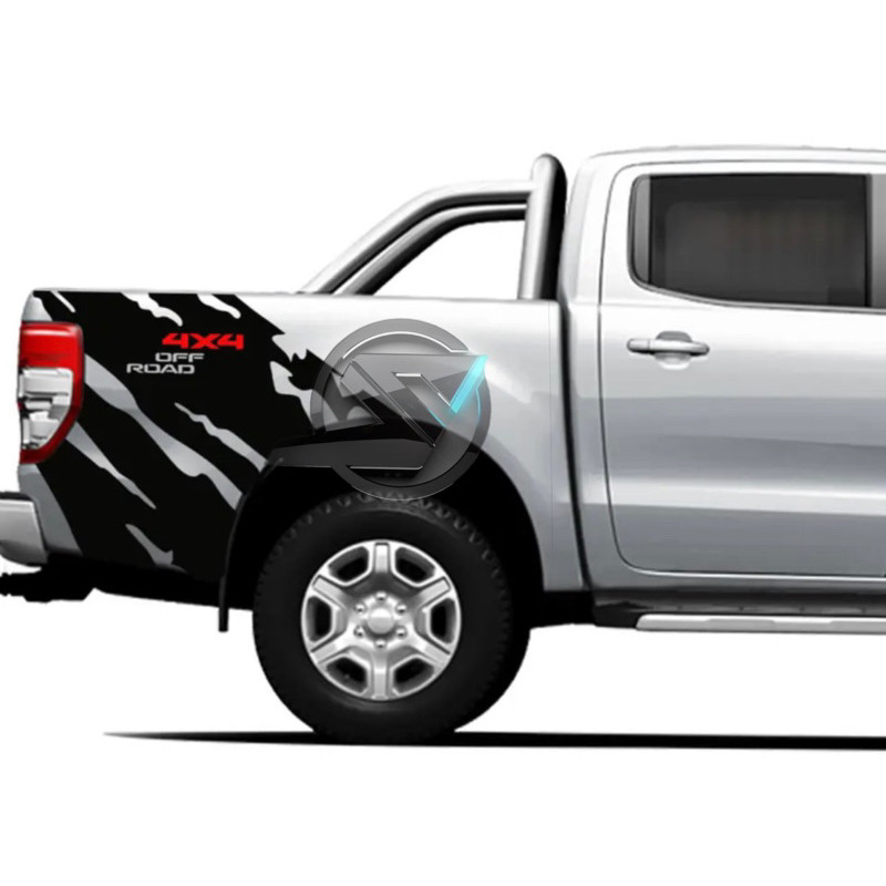 S1102 4x4 Off Road Universal รถด้านข้าง Trunk Body สติกเกอร์