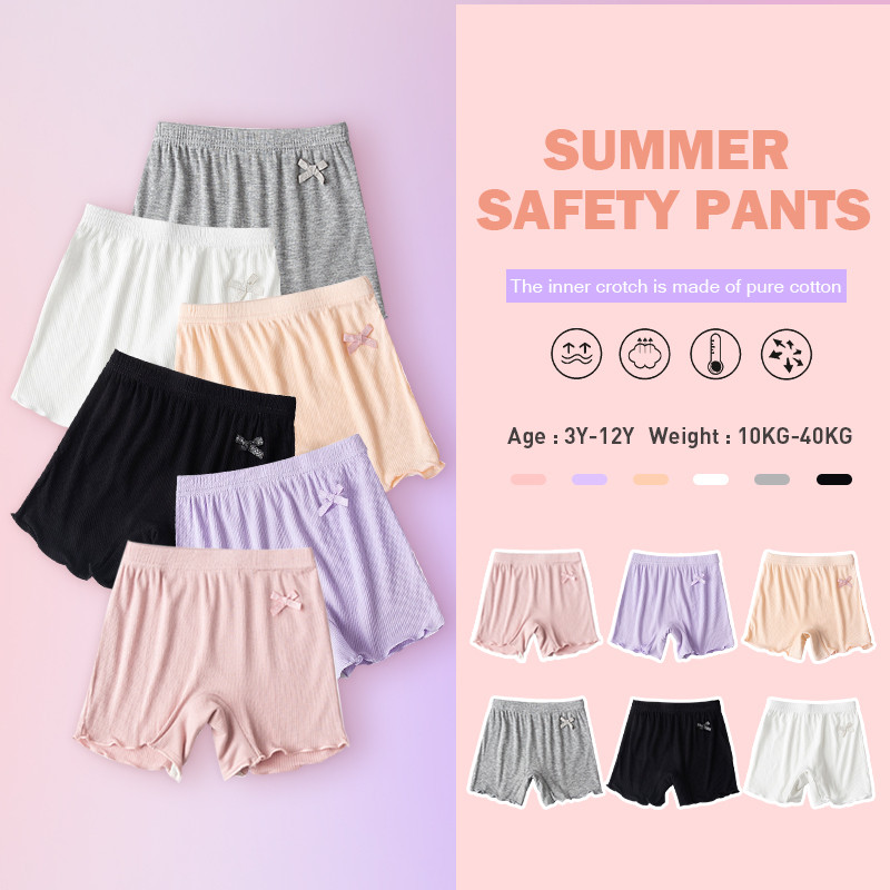 [BANGKOK SHIPPING] กางเกงขาสั้นเลกกิ้งเด็กผู้หญิง 6 ชิ้นสําหรับเด็กกางเกงขาสั้นเพื่อความปลอดภัยสําหรับ 10-40 กก - รูปที่ 2