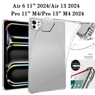 เคสใส กันกระแทก สำหรับ iPad 2/3Air 4/5/6 9.7 Pro 11 M4 2024 Gen 7/8/9/10 10.2/10.5 10.9 Mini 1/2/3/4/5/6 มีช่องใส่ปากกา