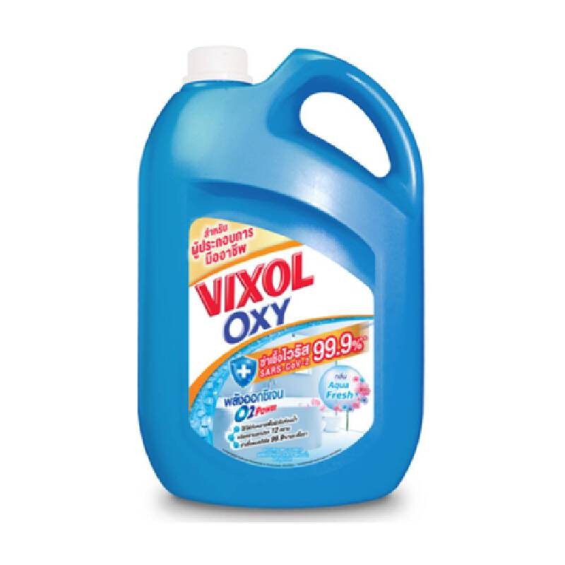 VIXOL น้ำยาล้างห้องน้ำ ออกซี่ กลิ่นอควา เฟรช 3,200 มล.