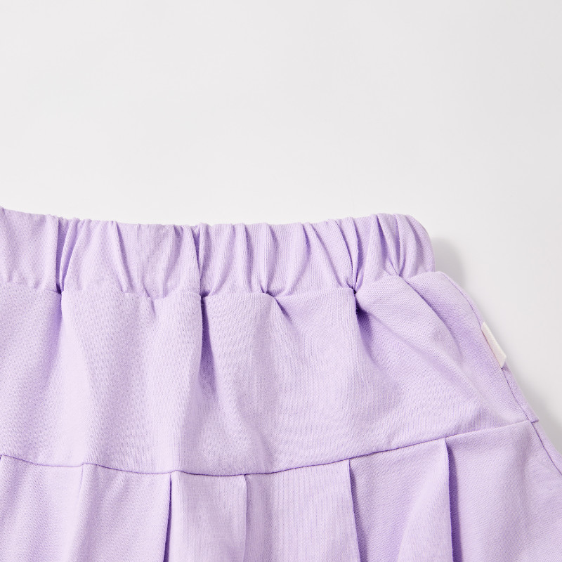 SANRIO ซานริโอ ชุดชุดสาว ทํานอง น่ารักพัฟแขนเสื้อยืดกลับหวานผีเสื้อคลาสสิกจีบกระโปรงเด็กร้อน2ชิ้น - รูปที่ 6