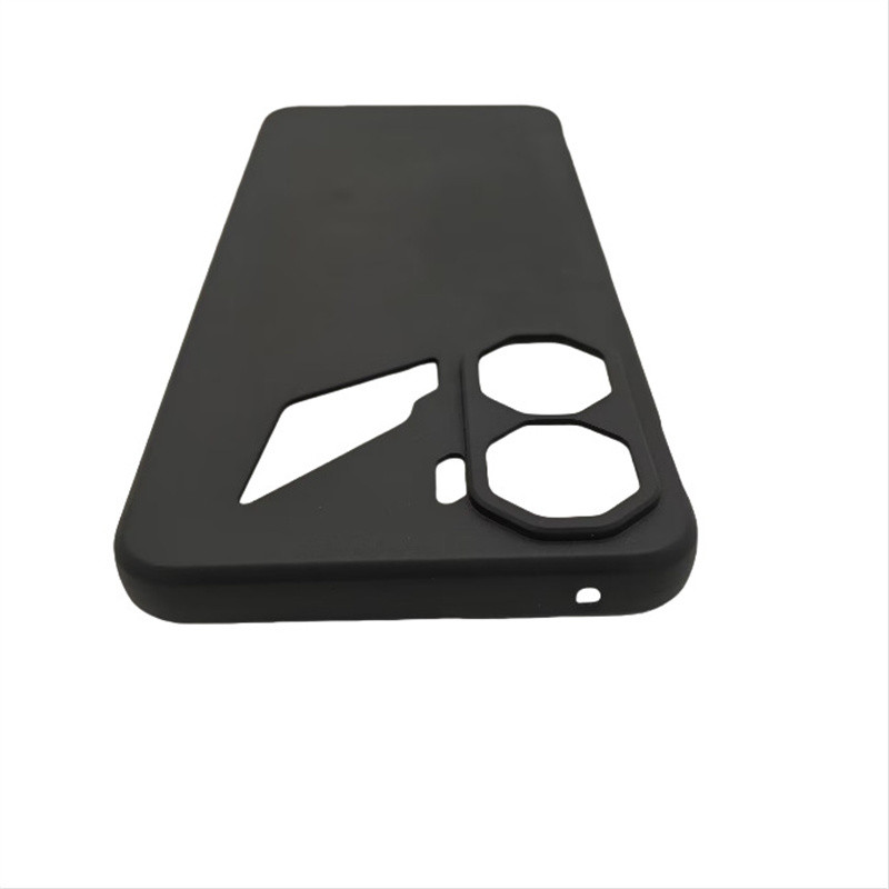 สําหรับ ZTE Nubia Neo 3 5G Z2464N สีดําเรียบง่ายป้องกัน Soft TPU ฝาหลัง