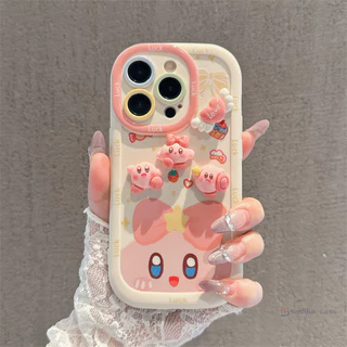 เคสไอโฟน DIY คิร์บี้สุดน่ารัก สำหรับ IPhone 15 11 12 13 14 PRO MAX 6 7 8 14 15 Plus XR XS MAX 8Plus 14Plus 15Plus PFK784