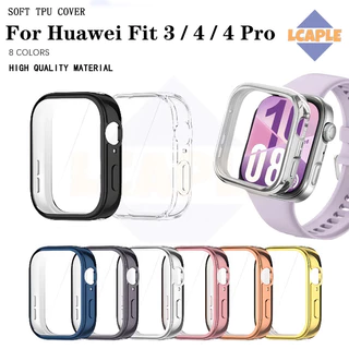 กรอบนาฬิกา TPU อ่อนนุ่ม for Huawei Watch Fit 5/5 Pro/4/4 Pro อุปกรณ์ป้องกันหน้าจอกันชน for Smartwatch Huawei Fit 3