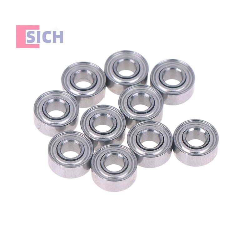 [Sich] 10pcs 683ZZ 3*7*3 มม.แบริ่งขนาดเล็ก Chrome Steel 683 ZZ 2Z 683Z ภายใน Bore 3 มม.ขนาดเล็ก Deep