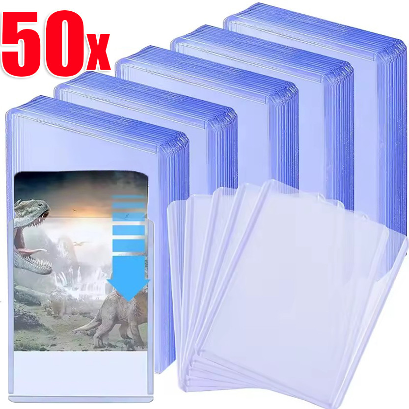 10/30/50 ชิ้น HD โปร่งใสการ์ด Protector ฝาครอบ/Kpop Idol Photo Sleeves/DIY เกม Trading การ์ด Hoder