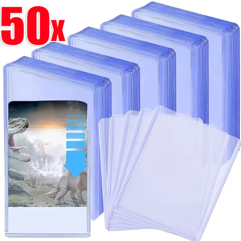 10/30/50 ชิ้น HD โปร่งใสการ์ด Protector ฝาครอบ/Kpop Idol Photo Sleeves/DIY เกม Trading การ์ด Hoder