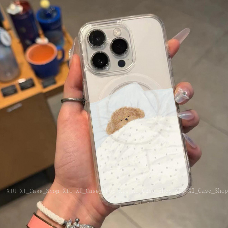 💖เข้ากันได้สำหรับ iPhone เปลือกดูดแม่เหล็ เคสไอโฟน 16promax 13 14plus15 PRO max XR 12 13pro 7P14 pro max 16pro-HLYCK142