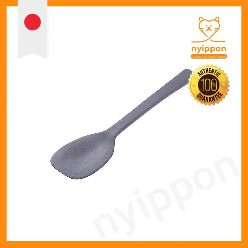 KAI Silicone Spoon 27cm, Ideal for Mixing and Serving, One-Piece Design, Dishwasher Safe, KAI KITCHE