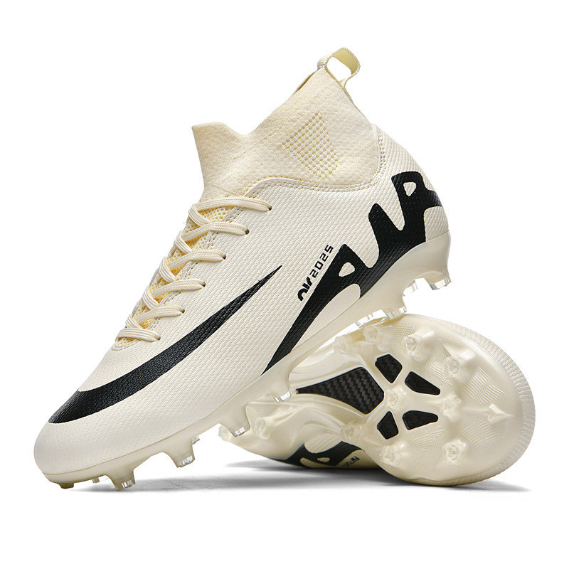 Thorn High-Top รองเท้าฟุตบอลสไตรค์สำหรับสนามหญ้า เหมาะสำหรับคนทุกวัย และการฝึกฝนของนักเรียน