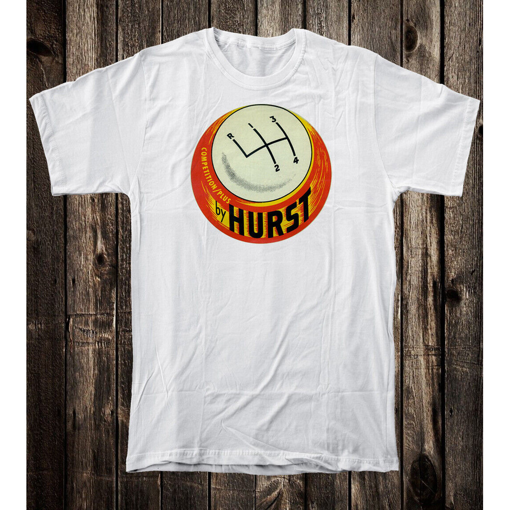 Hot Rod Tee T เสื้อลาก Race Retro Art Speed Shop Garage Hurst Floor Shifter