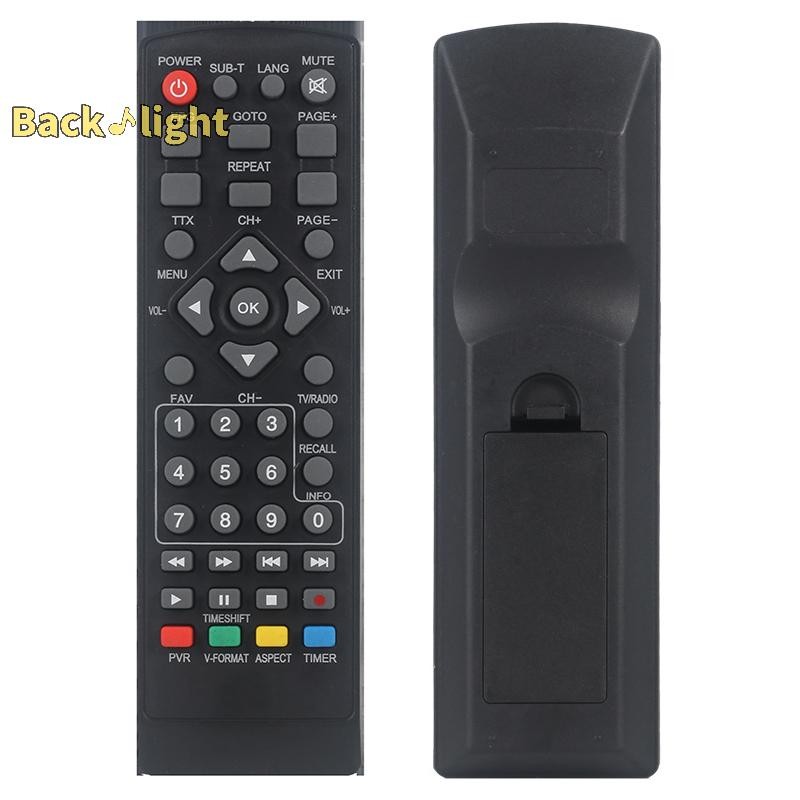 [Backlight] รีโมทคอนโทรลเหมาะสําหรับ DVB-T2 สําหรับโทรทัศน์อัจฉริยะ STB HDTV สําหรับสมาร์ทชุดกล่องด้านบนรีโมทคอนโทรลดิจิตอลความละเอียดสูง [ใหม่]