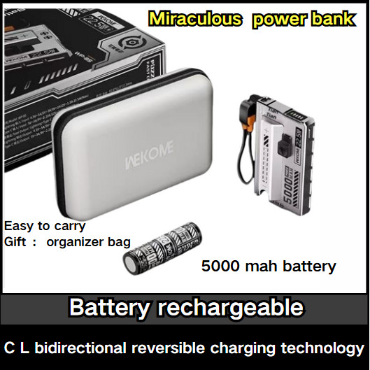 power bank Replaceable magazine charging bank Ultra-thin compact portable21700 battery large capacit